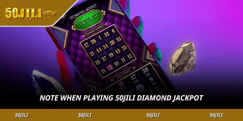 Note when playing WW5 diamond jackpot