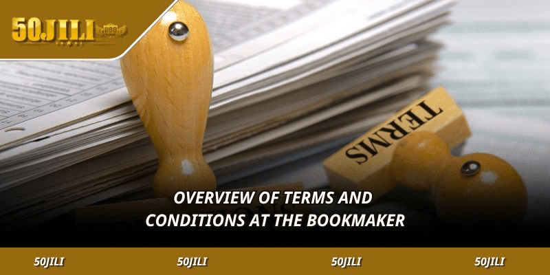 Overview of terms and conditions at the bookmaker